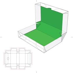 box flop lid blueprint layout 250nw 168112265 Kartonske kutije - Prodaja i proizvodnja