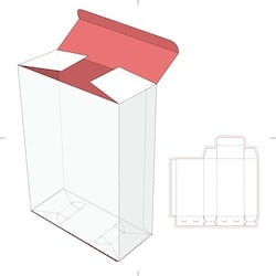 cardboard box diecut pattern 250nw 179578280 Kartonske kutije - Prodaja i proizvodnja