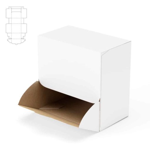 dispanzer kutija bela naotvaranje Kartonske Kutije dispanzer sa otvaranjem