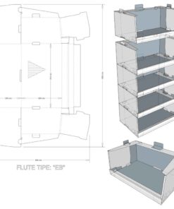 Stone kartonske police Dispanzeri Lepenka kutija model 43 Stone kartonske police Dispanzeri
