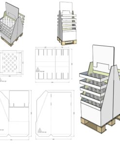 Stone kartonske police Dispanzeri kartonske police