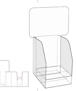 Lepenka kutija model 98 Stoni displej